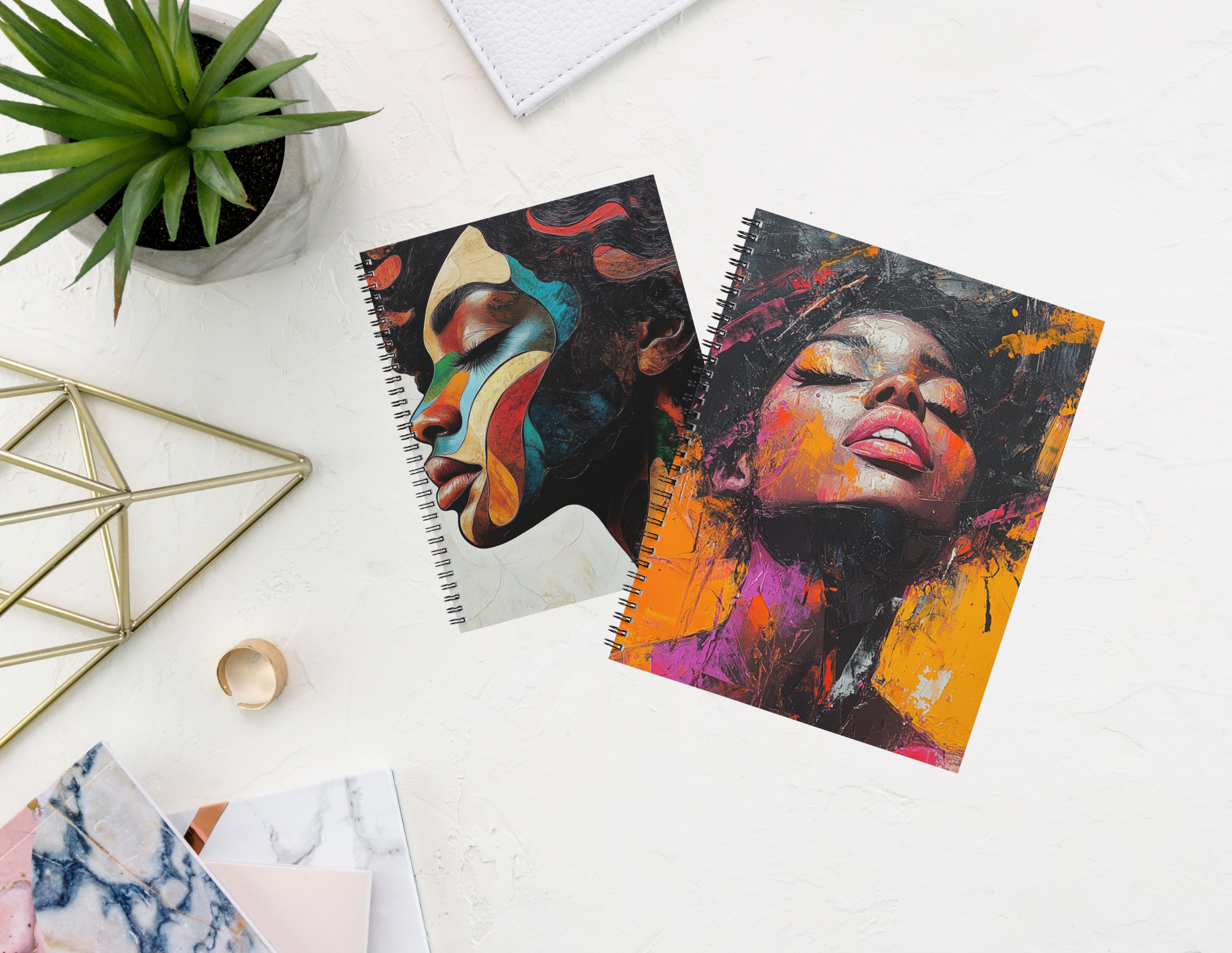 Abstract images African American Women Designs