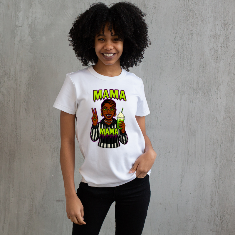 Mama Vampire Spooky T-shirt