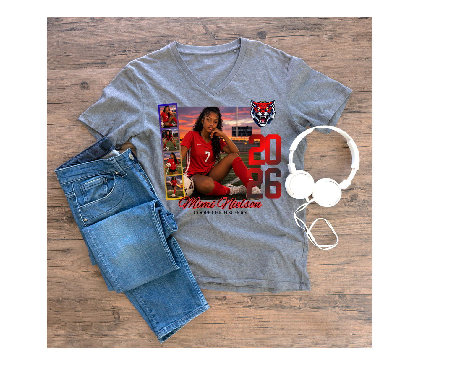 Custom Grad T-shirts (Standard Front Design)