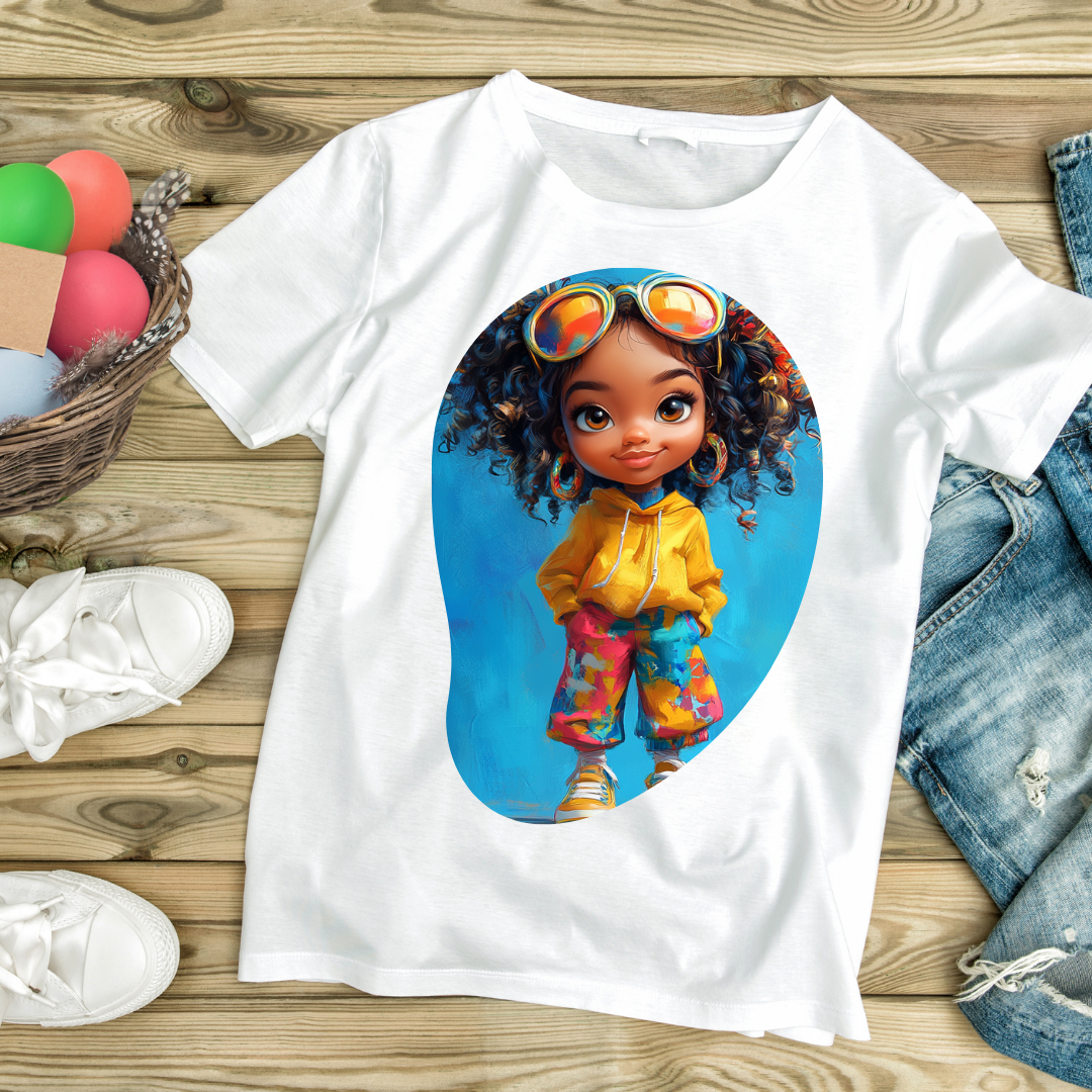 Sunshine Sparkle" Boho Cutie T-Shirt