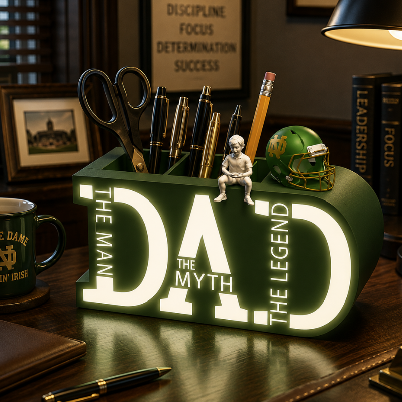 🏈 Custom Sports Fan LED Pencil Holder 🏈