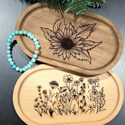 Custom Designed Wood Trays