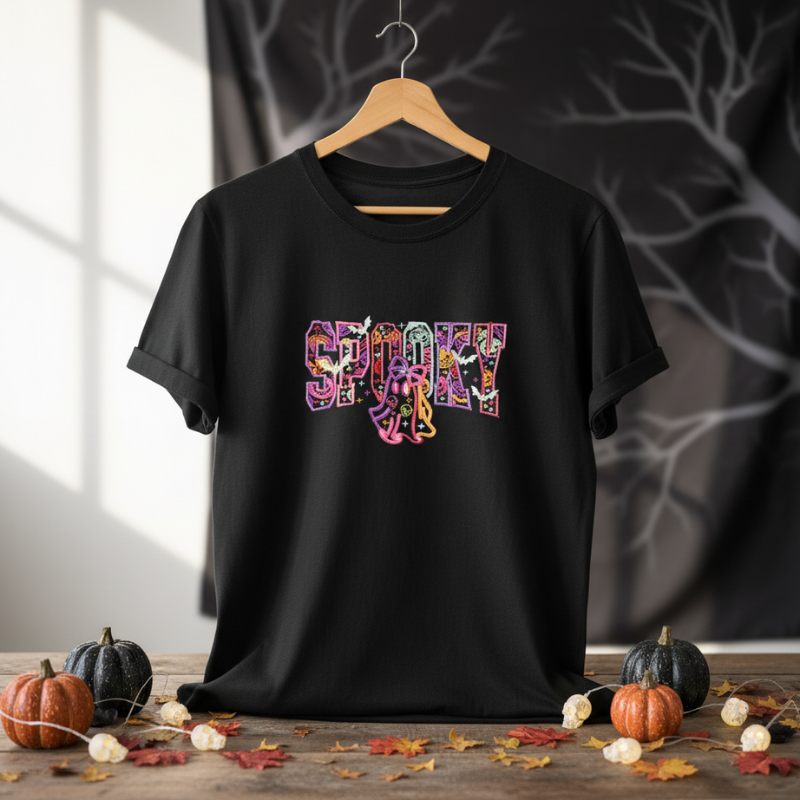 Spooky Embroidered Shirt (Women)