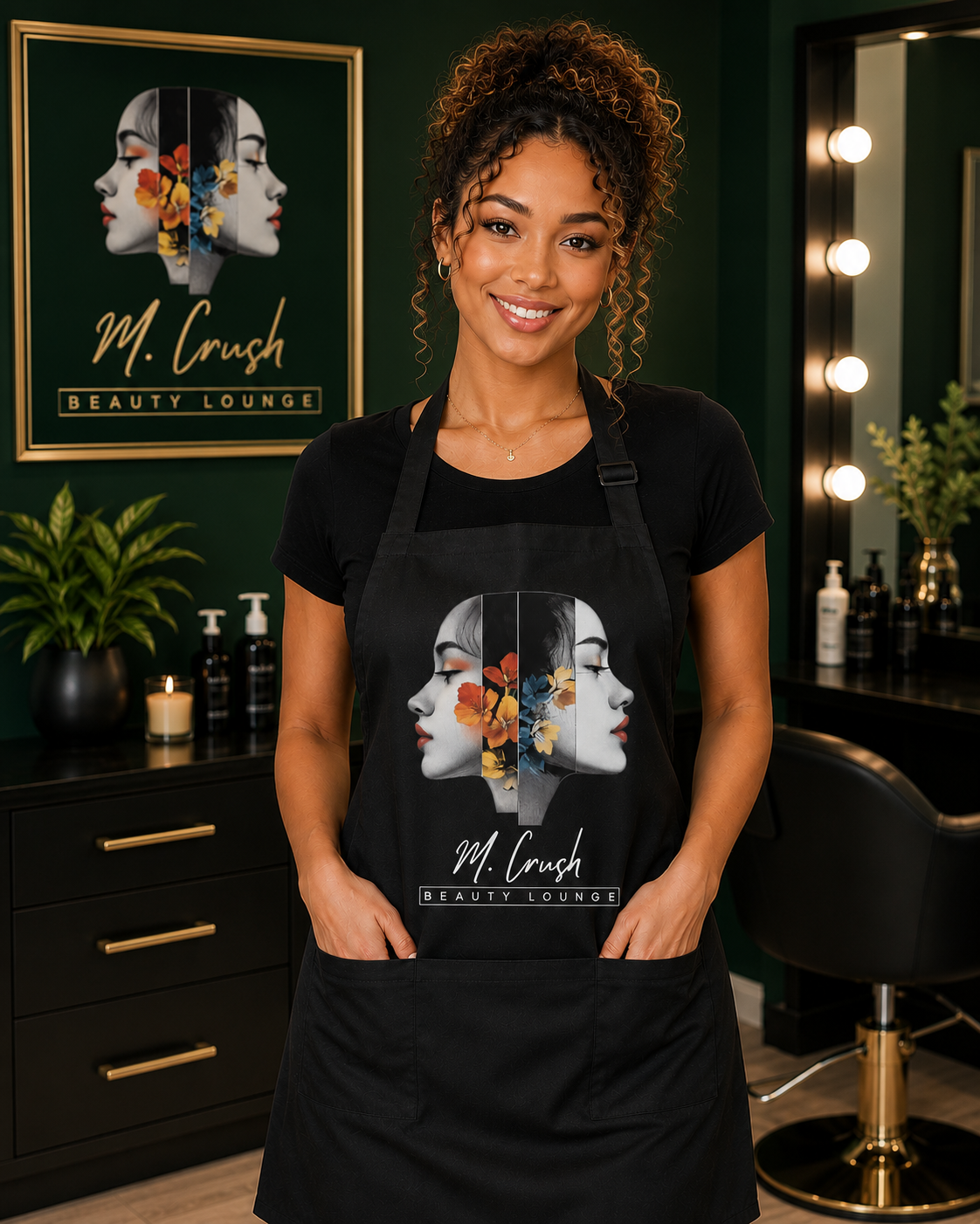 Custom Salon Aprons for Stylists &amp; Estheticians