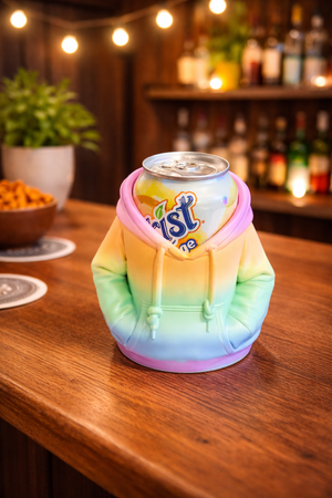 Hoodie Drink Holder – Fun & Cozy Can Cooler