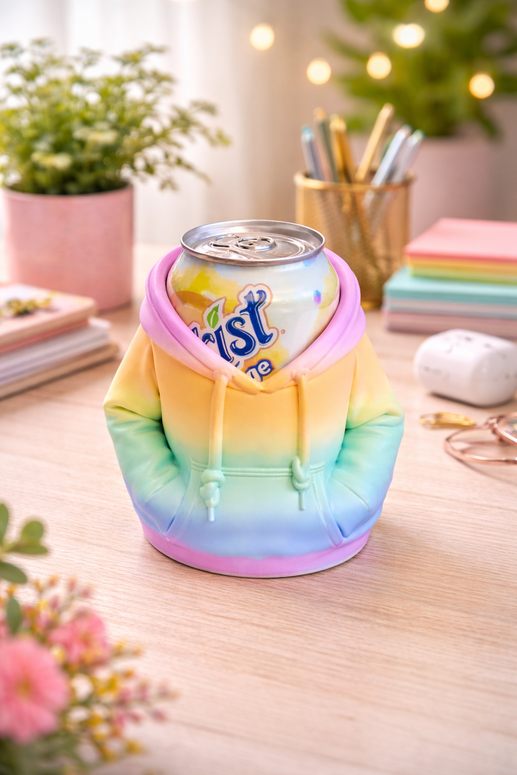 Hoodie Drink Holder – Fun & Cozy Can Cooler