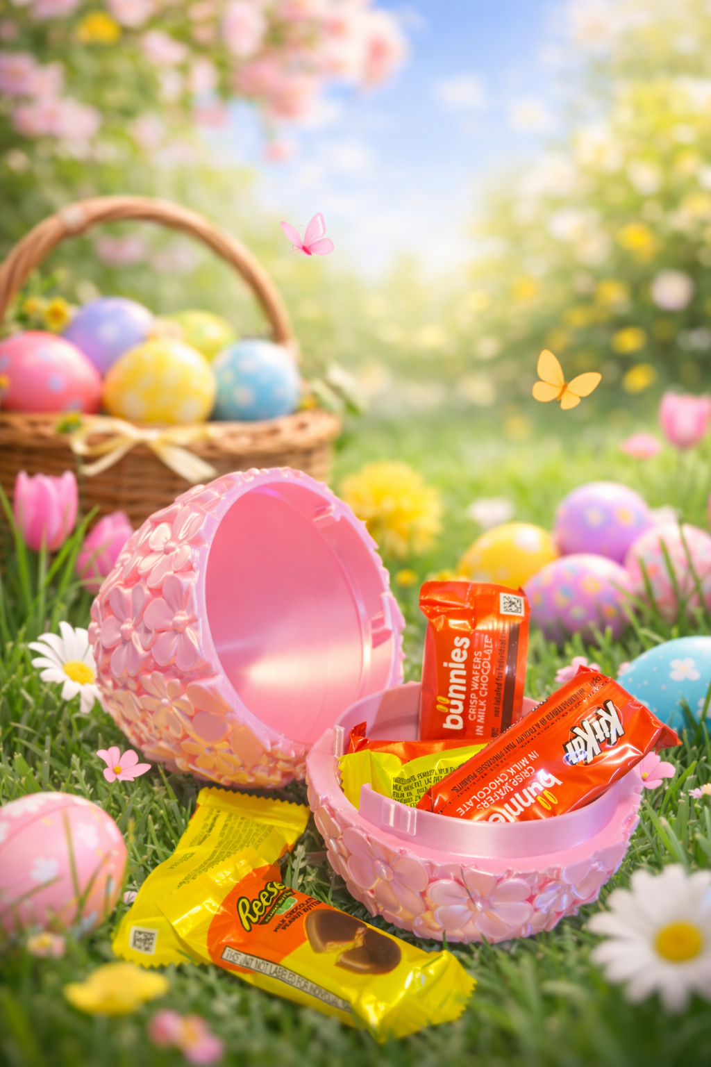 Pastel Easter Treat Egg – Decorative Candy Holder