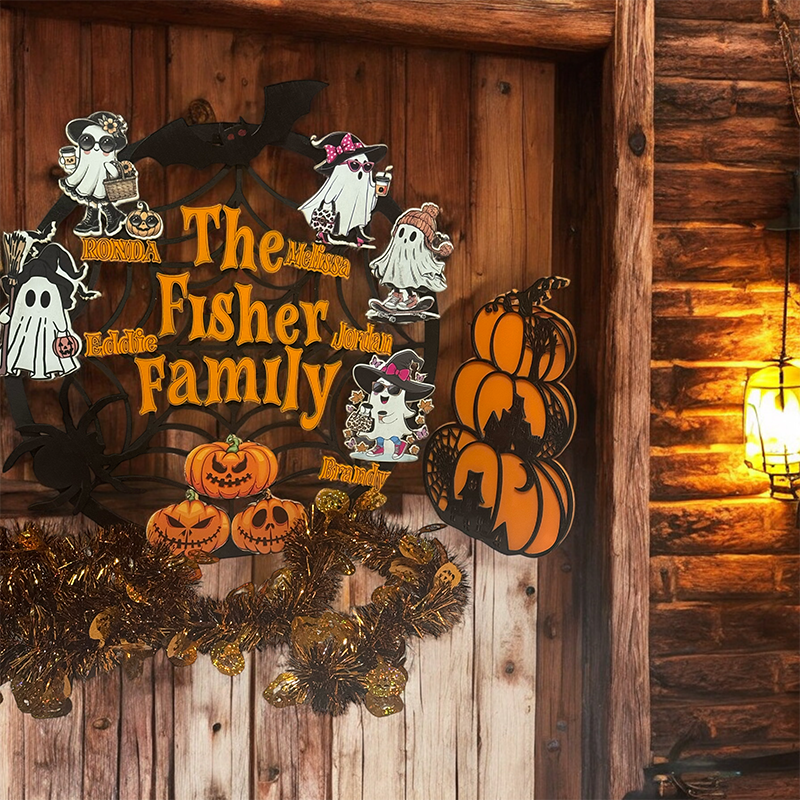 Halloween Family Sign (Personalized)