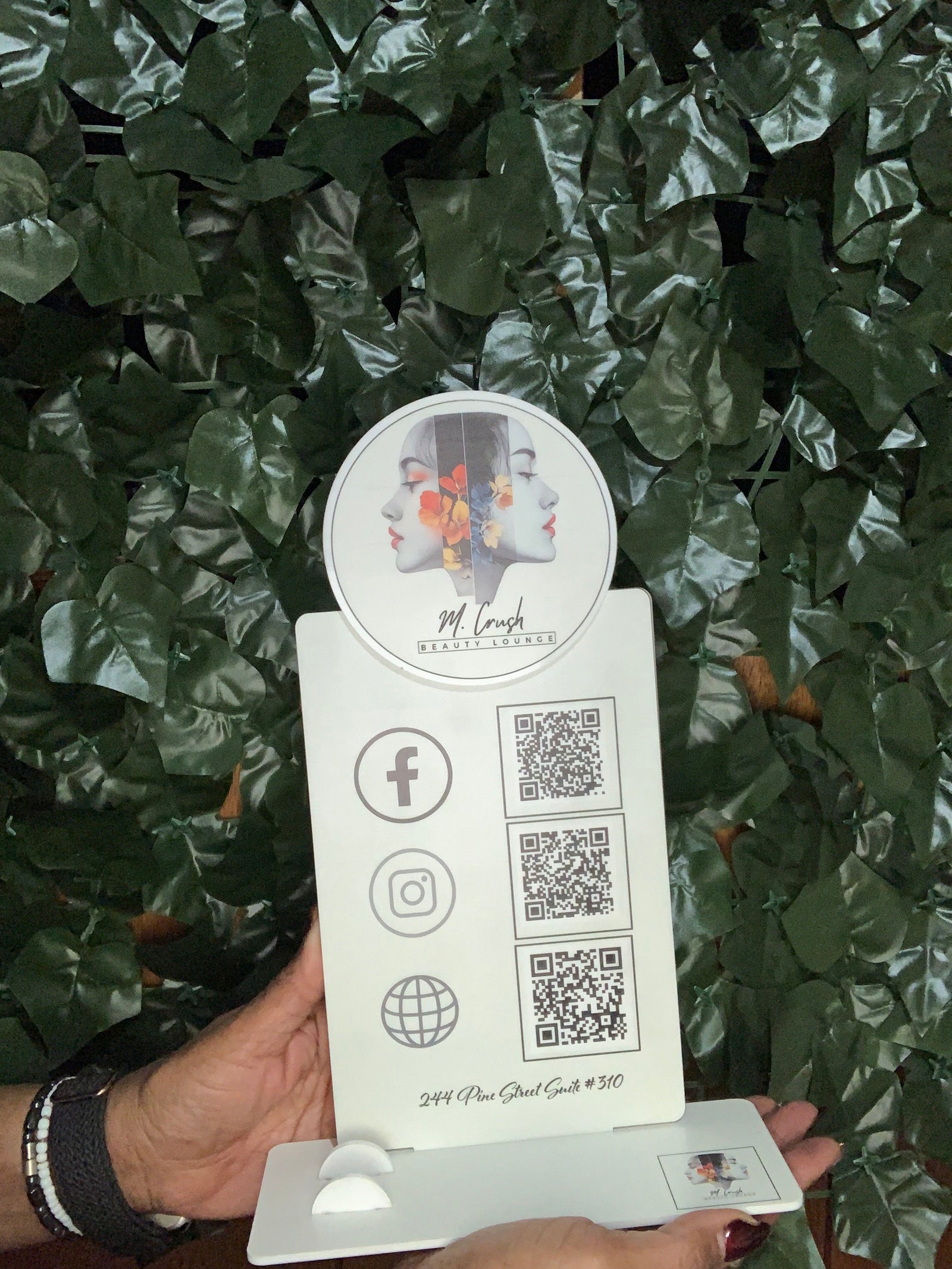 3 Tier QR Code Sign