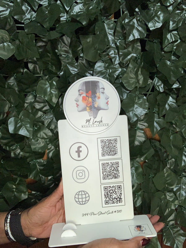 3 Tier QR Code Sign - Design Co. Studio 2