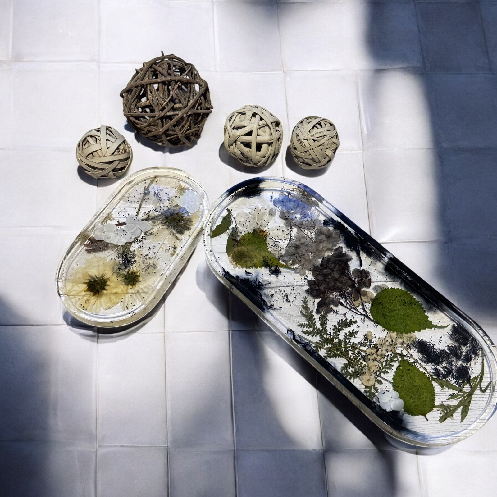 Flowered Jewelry Tray