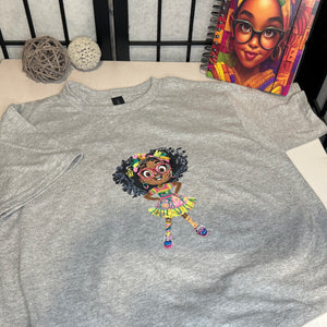 Zari Sparkle Embroidered T-Shirt