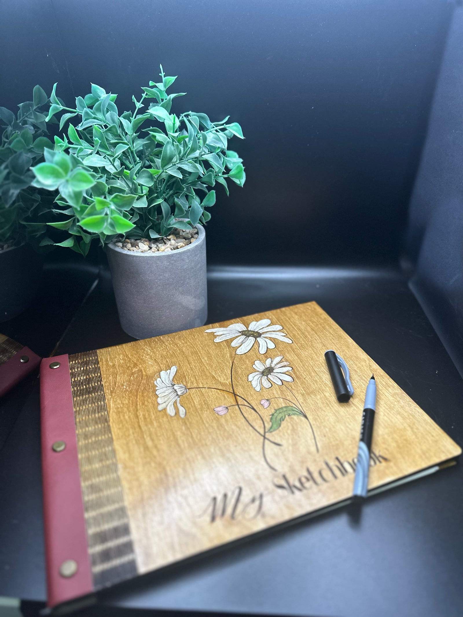 My Skecthbok :  Wooden Living Hinge Sketchbook