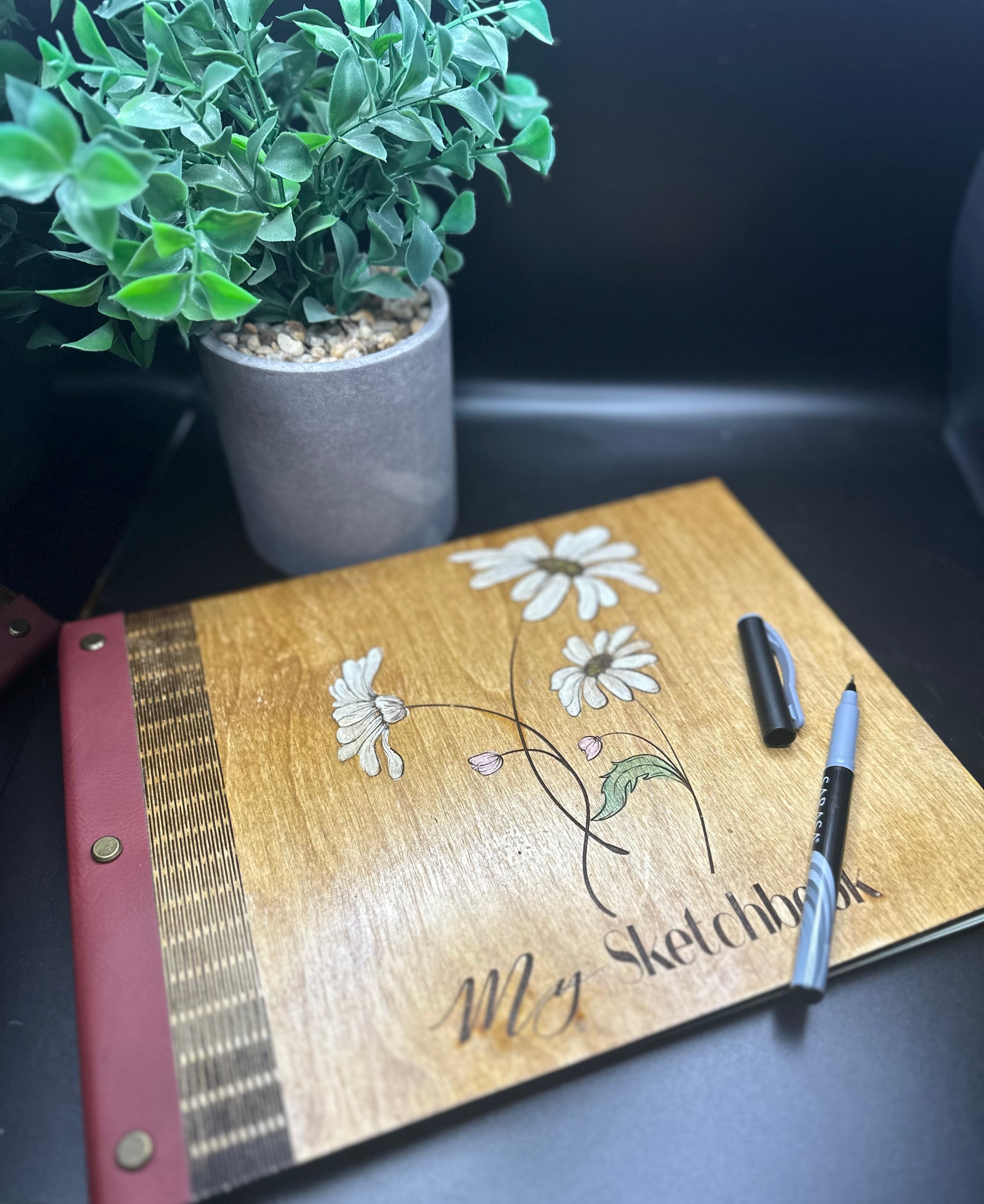 My Skecthbok :  Wooden Living Hinge Sketchbook