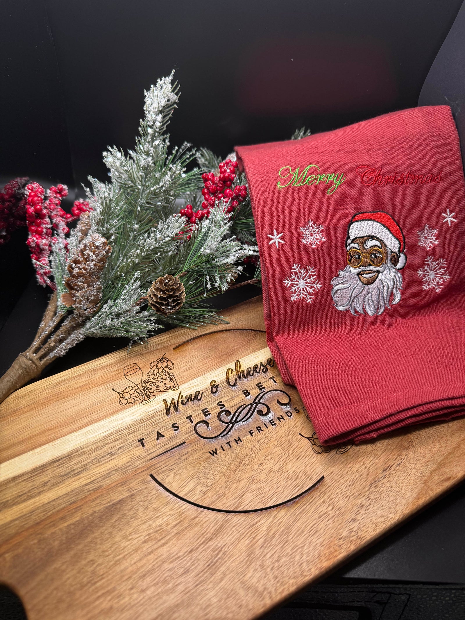 Santa Claus Kitchen Towels (2 Kitchen Towels)