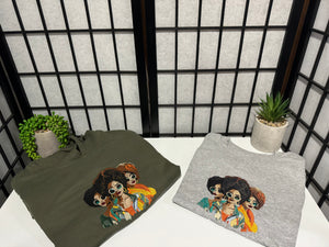 Girl Friends Sweatshirt & T-Shirts (Embroidered