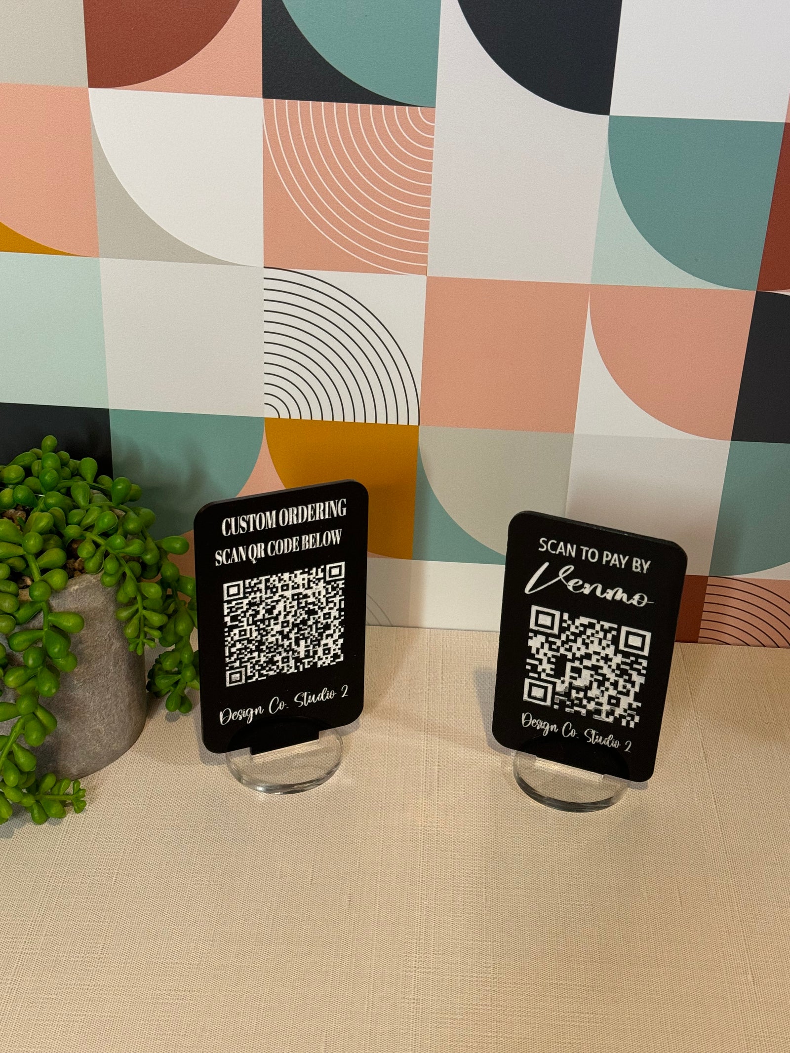 Social Media QR Code Sign | Mini QR Code