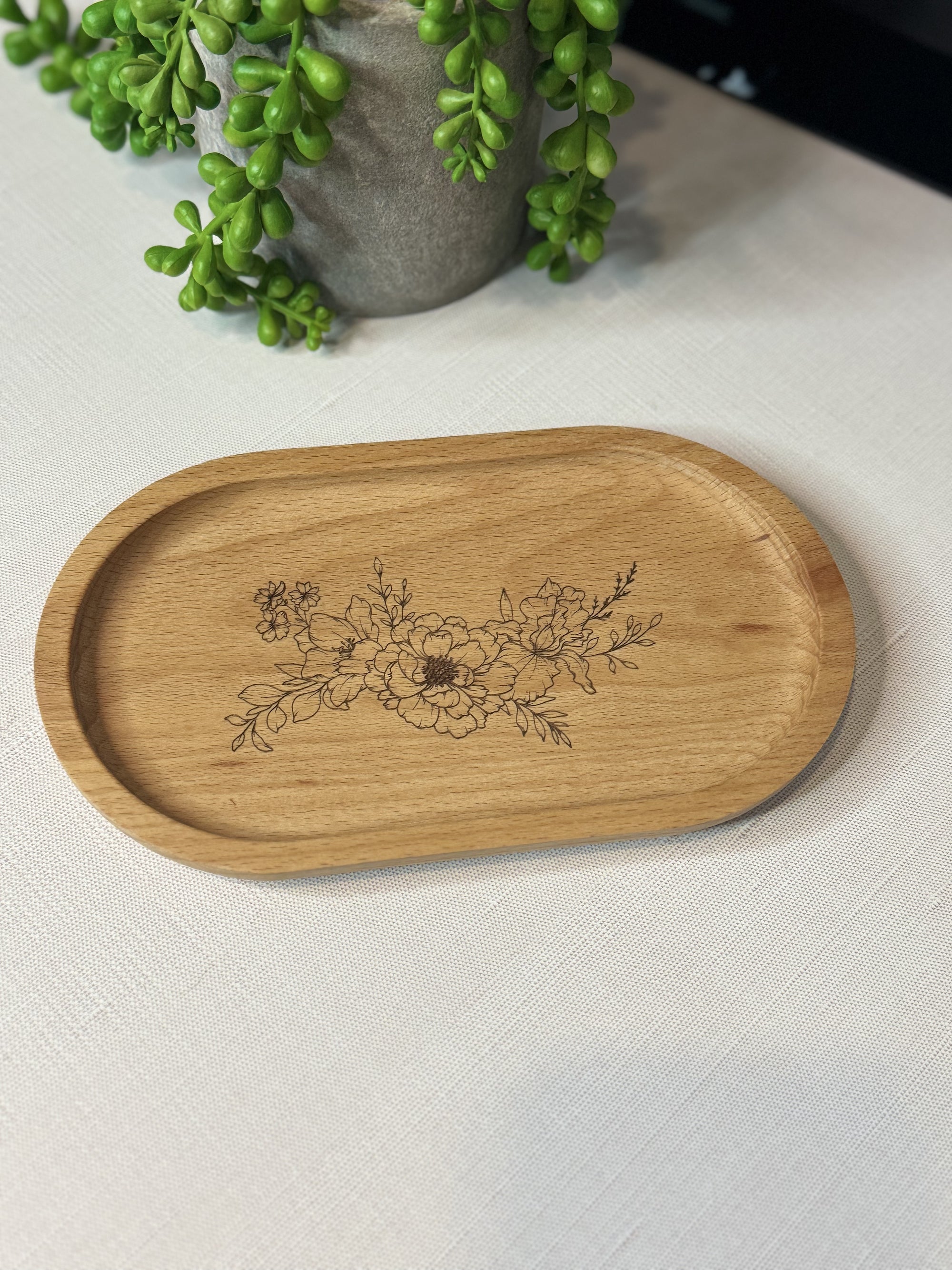Wooden Oval Trays
