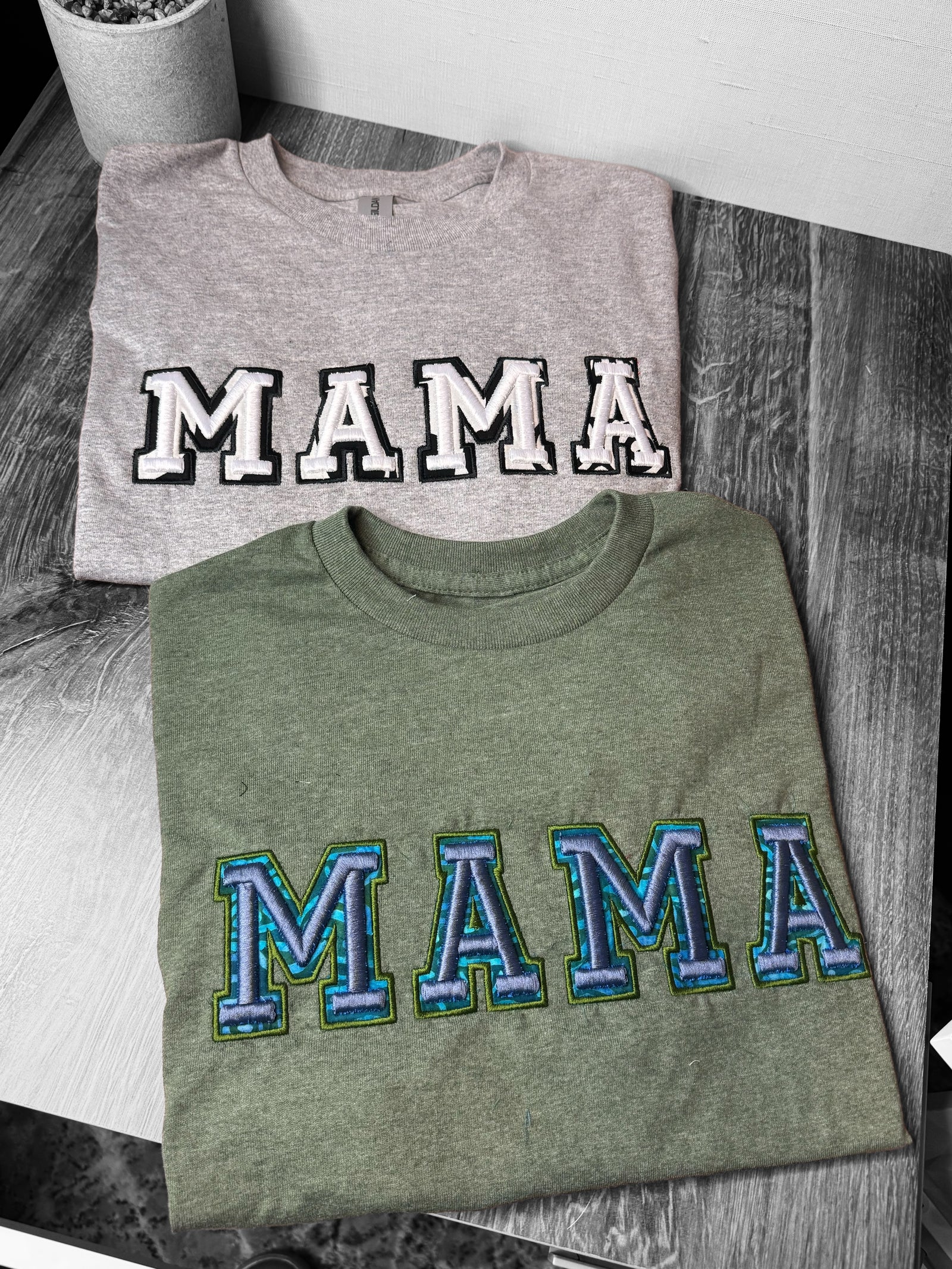 Mama 3D font w/Applique
