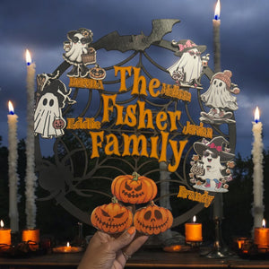 Halloween Family Sign (Personalized)