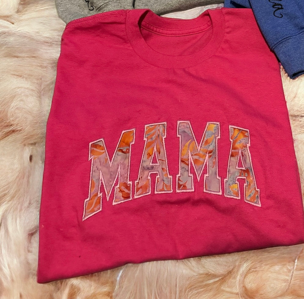 Mama Embroidered (T-Shirt)