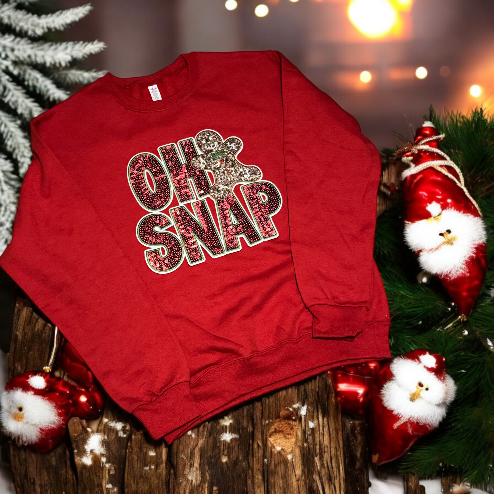 Oh Snap Gingerbread Sweatshirt