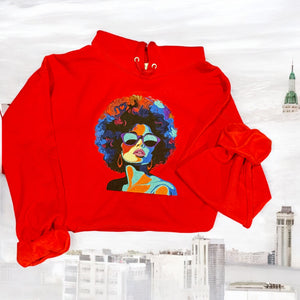 Vibrant Afro-Chic Embroidered Hoodie