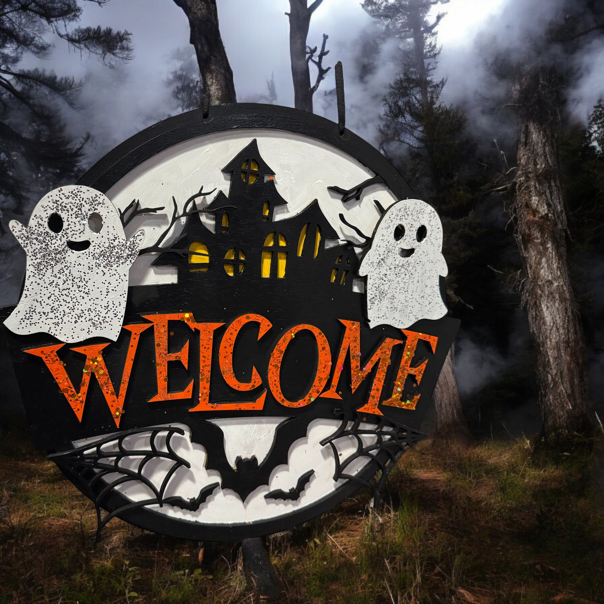 Welcome Halloween Sign