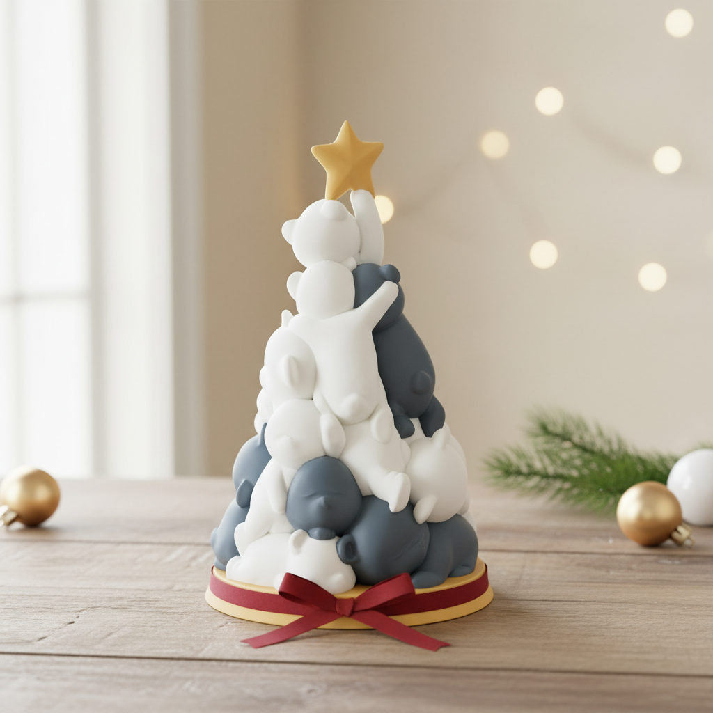 Beary Christmas Cuddle Tree