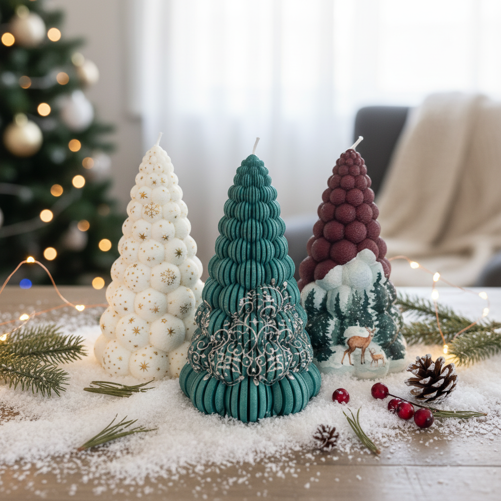 Bubbly Christmas Trees