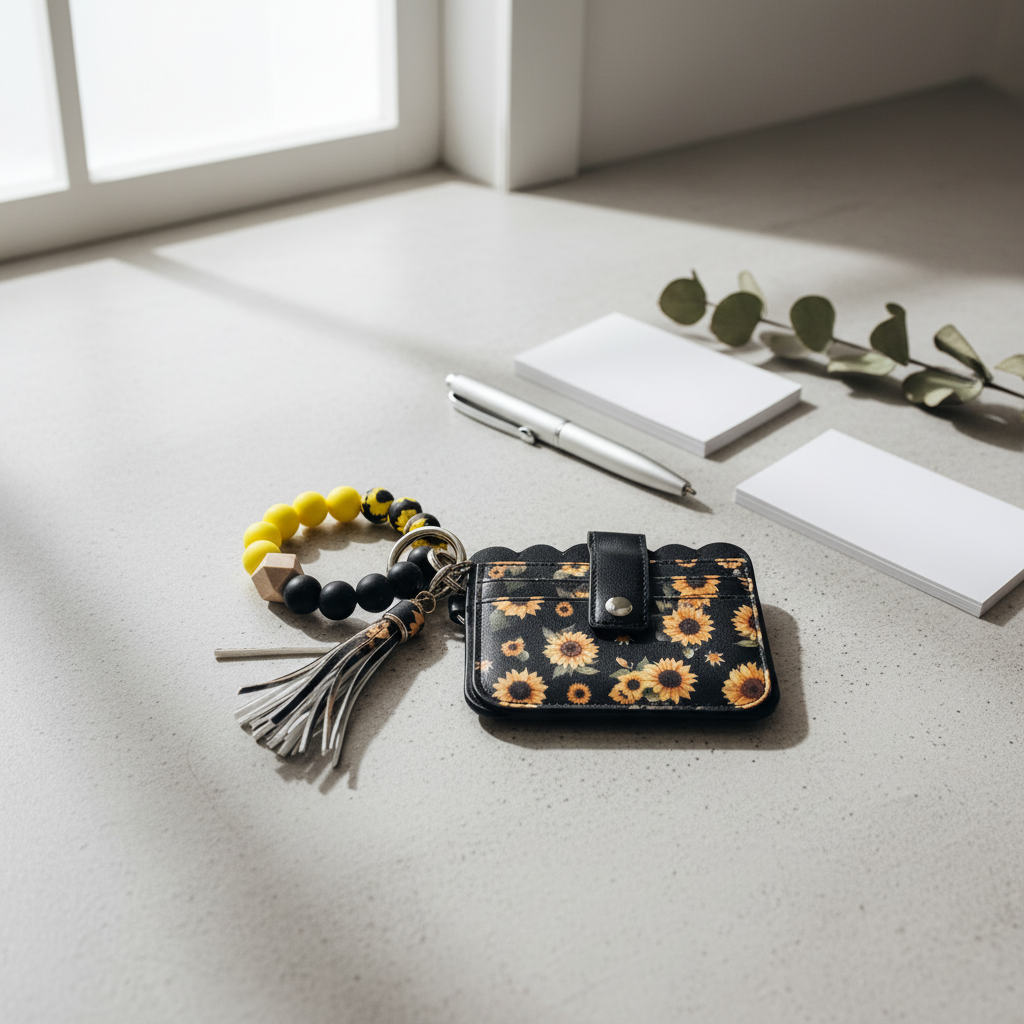 Sunflower Wristlet Wallet