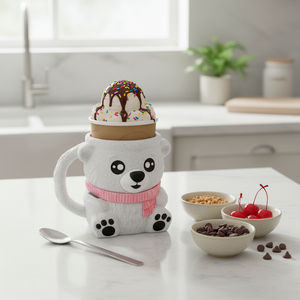 Pawblo the Icebear Ice Cream Holder