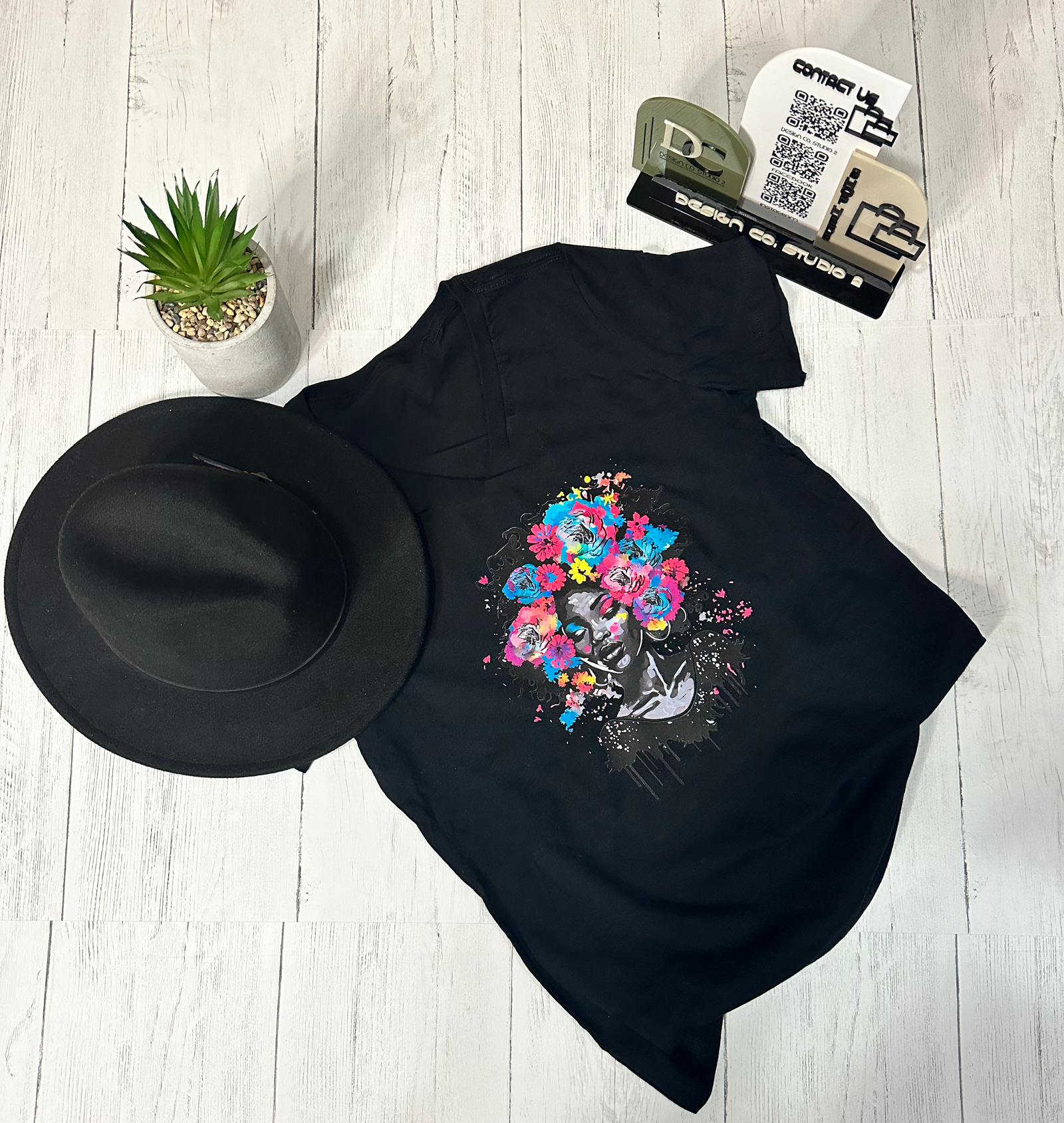 Black Woman Flower Dreams