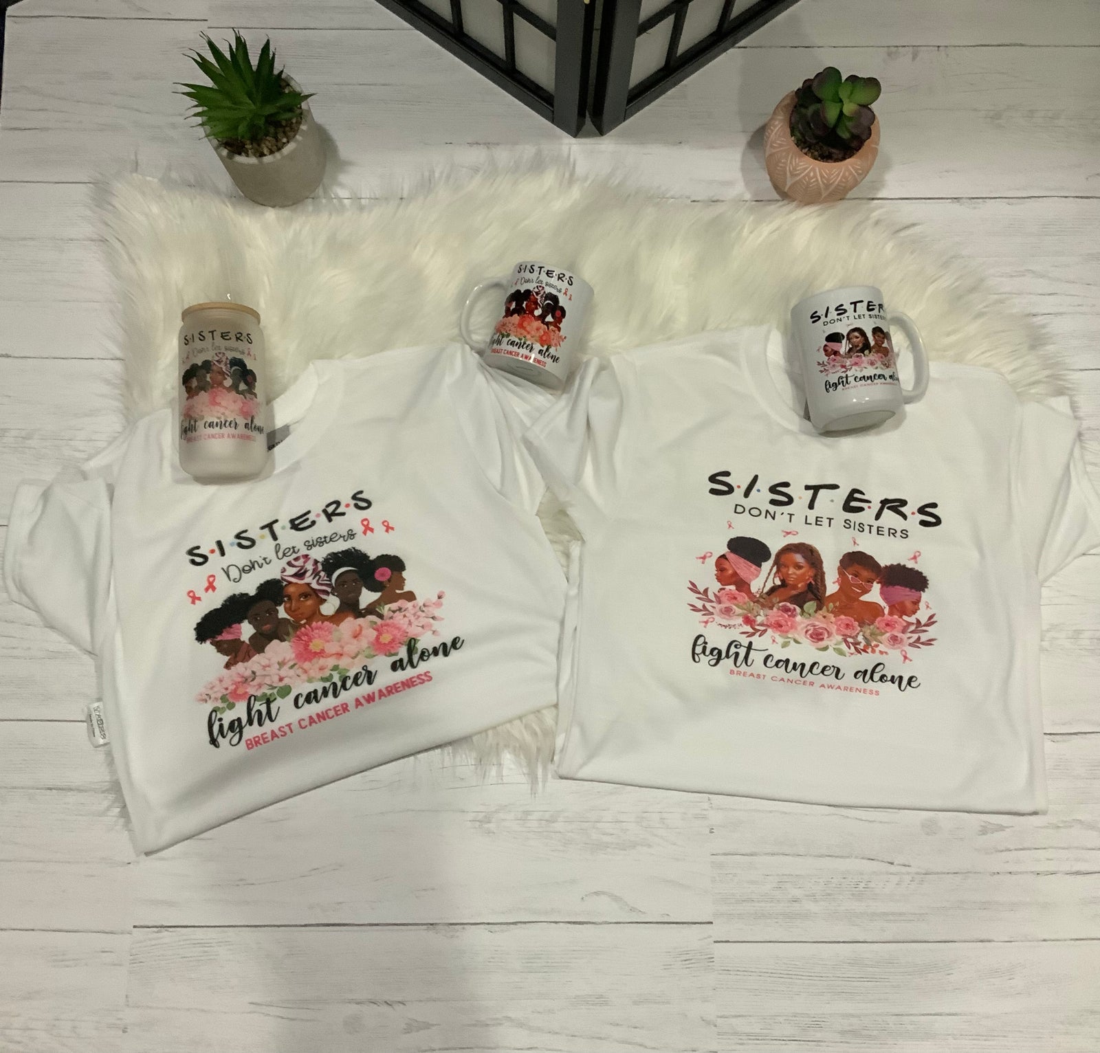 Don't Let your Sister fight CANCER Alone (T-Shirts)